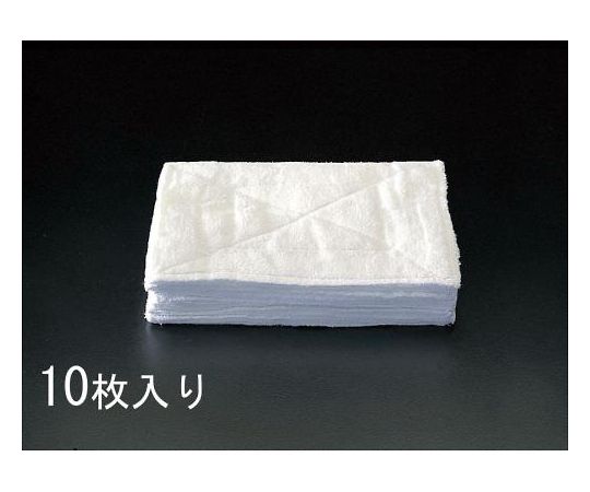 エスコ 200x300mm タオルぞうきん (10枚) EA928AB-11 1袋 (ご注文単位1袋) 【直送品】