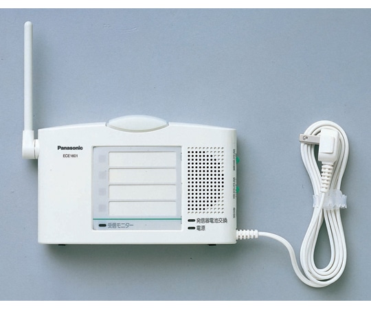 パナソニック 小電力型ワイヤレスコール卓上受信器 (受信4表示付) ECE1601P 1個 (ご注文単位1個) 【直送品】
