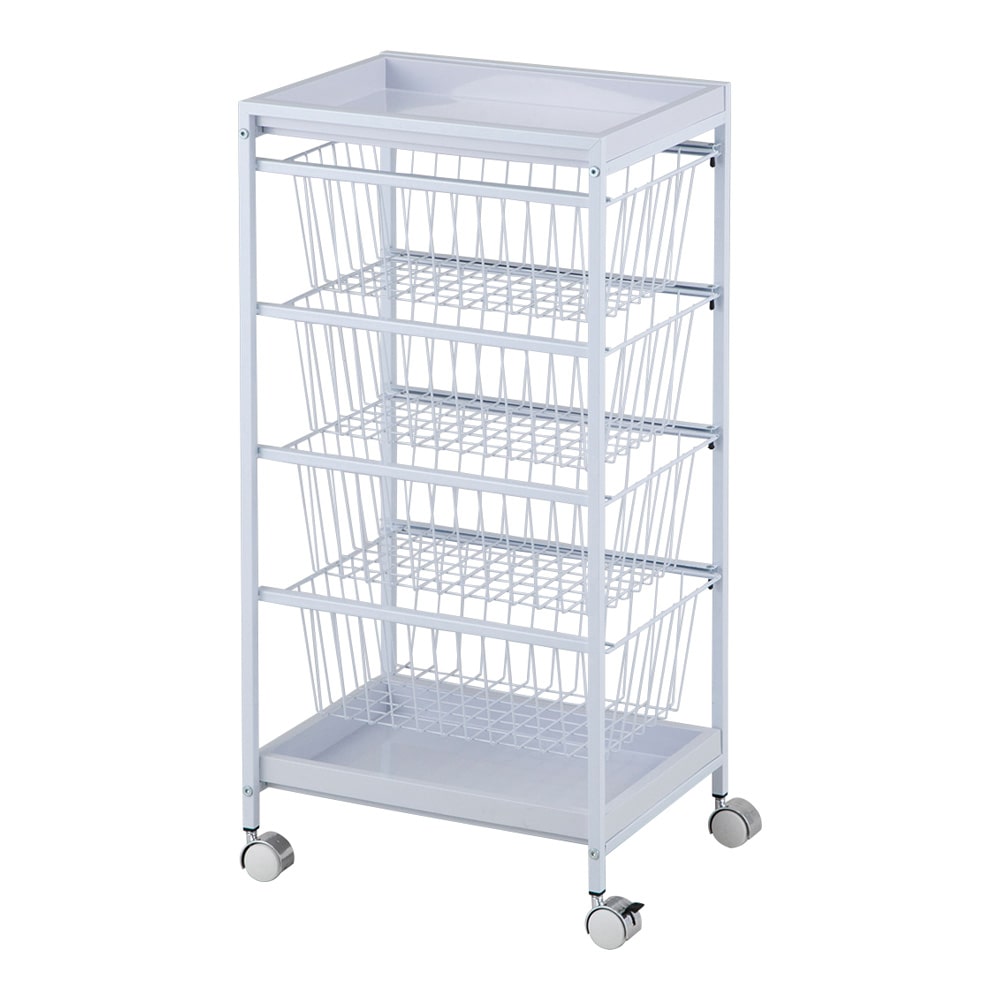 アズワン 水切りワゴン四段DC4 1台 (ご注文単位1台) 【直送品】