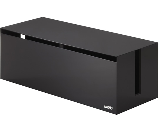 山崎実業 ケーブルボックス ウェブ L ブラウン2708 1個 (ご注文単位1個) 【直送品】