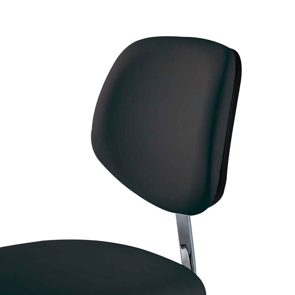 アズワン 快適クリーンルームチェア (フィット) ブラック リング無しKCC-B 1個 (ご注文単位1個) 【直送品】