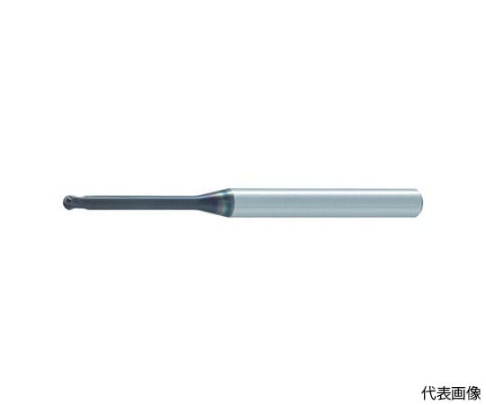 三菱マテリアル 2枚刃エムエスプラスロングネック 超硬ボールエンドミル1mmMP2XLBR0050N180 1本 (ご注文単位1本) 【直送品】