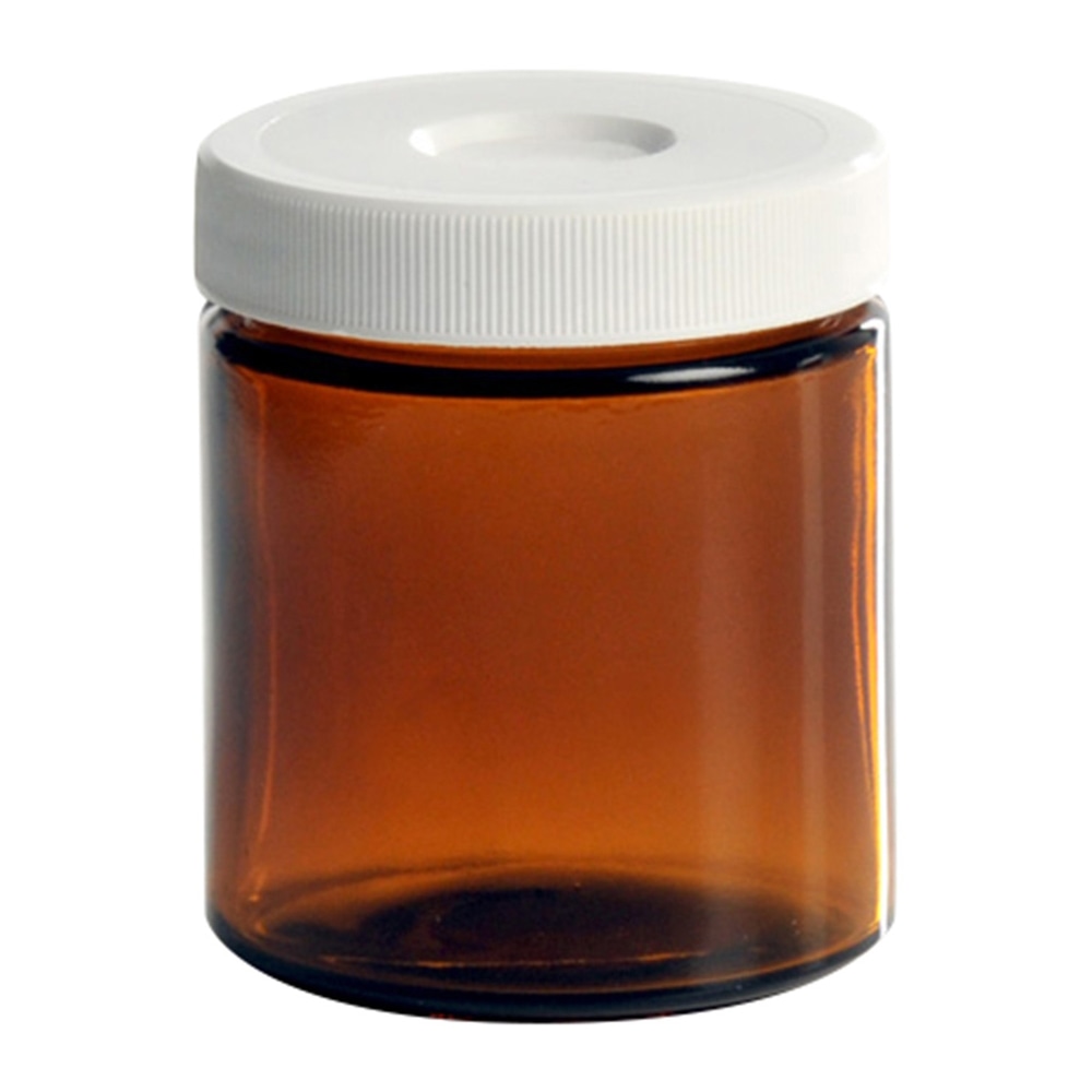 Quality Environmental Containers セプタム付きボトル・広口 110mL レベル2 茶 24本入2124-S004 1箱 (ご注文単位1箱) 【直送品】