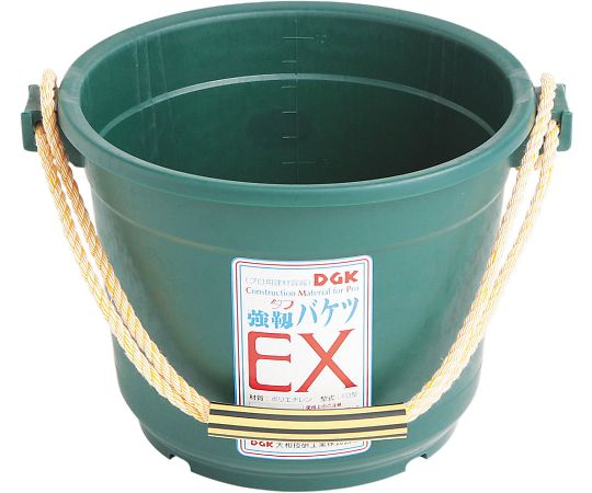 広島 グリーン ゴムバケツ 10L 107-03 1個(ご注文単位1個)【直送品】