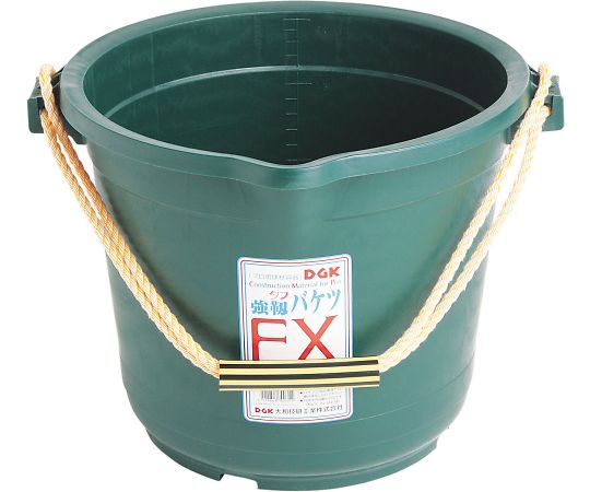 広島 グリーン ゴムバケツ 20L 107-05 1個(ご注文単位1個)【直送品】
