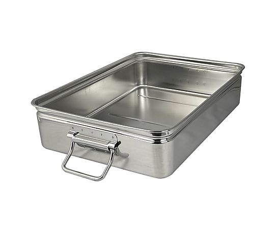 スギコ産業 スギコ 18-8 手付番重(丸棒取手) 中 深型11cm SH-4735-11H 1枚(ご注文単位1枚)【直送品】