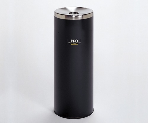 テラモト プロタワーL 灰皿 黒 SS-266-420-6 1個(ご注文単位1個)【直送品】