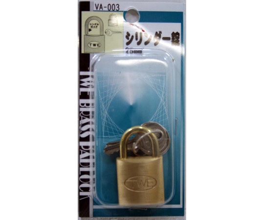 和気産業 シリンダー錠 25mm VA-003 1セット(ご注文単位1セット)【直送品】