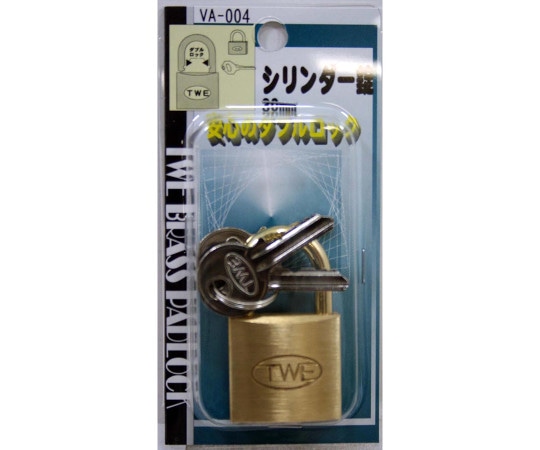 和気産業 シリンダー錠 30mm VA-004 1セット(ご注文単位1セット)【直送品】