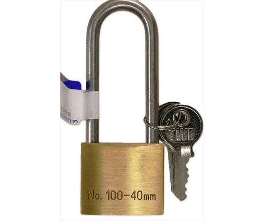 和気産業 ステンレス吊長 南京錠 40mm IB-097 1個(ご注文単位1個)【直送品】