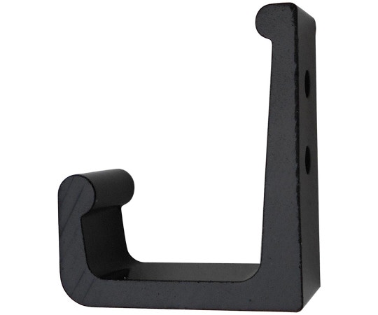 和気産業 バラアルミL型フック 35mm 黒 BK-374 1個（ご注文単位1個）【直送品】