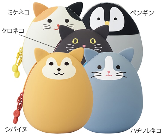 LIHITLAB SMART FIT PuniLabo エッグポーチBIGサイズ シバイヌ A7783-2 1個(ご注文単位1個)【直送品】