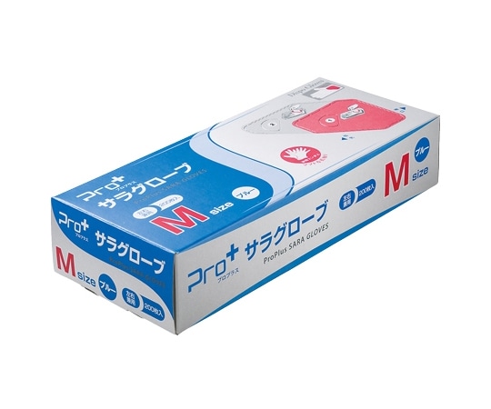 宇都宮製作 Pro+サラグローブ ブルー M 200枚×20箱入 TPE0200TE-BB-M 1ケース（ご注文単位1ケース）【直送品】