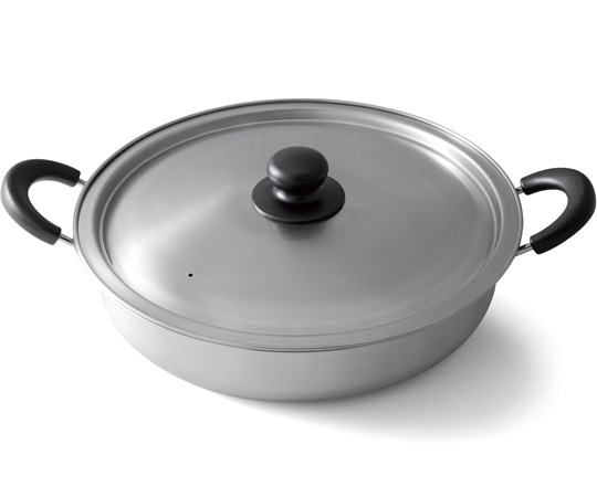 和平フレイズ ダンチュウ ステンレス煮魚鍋30cm(目皿付) DA-35 1個（ご注文単位1個）【直送品】