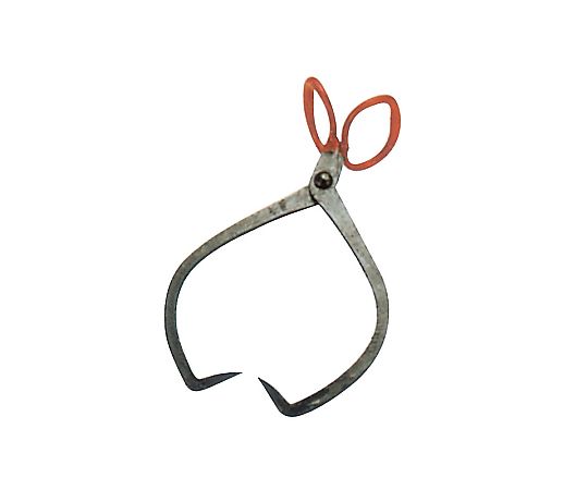 スギコ産業 氷バサミ(鉄製)500mm 中  1個（ご注文単位1個）【直送品】