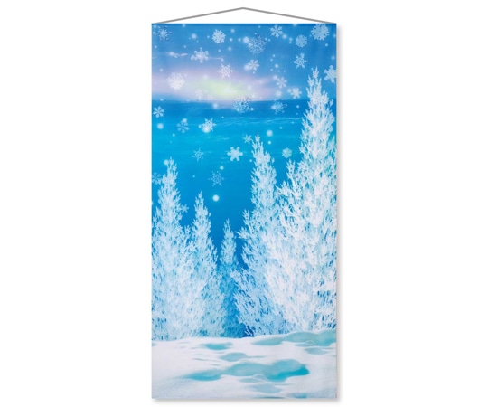 アズワン タペストリー クリスタルスノー 90×180cm 38-108-2-1 1枚(ご注文単位1枚)【直送品】