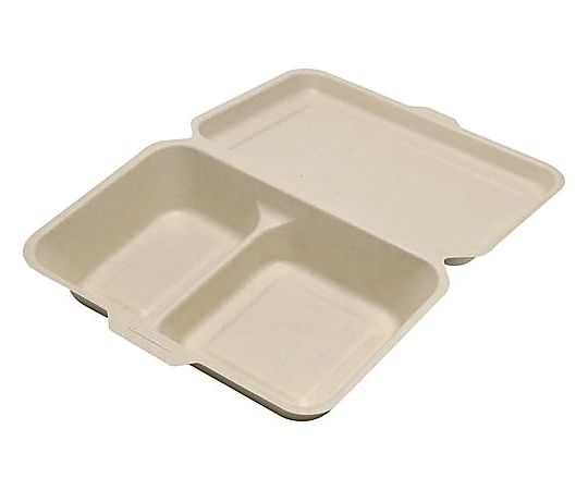 ストリックスデザイン 未晒しバガスモールドフードパックL 1パック(25枚入) SD-724 1パック(ご注文単位1パック)【直送品】