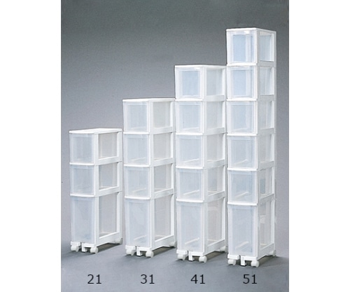 アイリスオーヤマ キッチンチェスト ホワイト/クリア 31 1個（ご注文単位1個）【直送品】