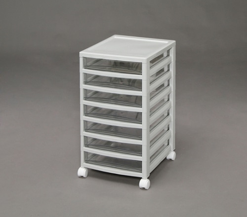 アイリスオーヤマ オフィスチェスト 浅7段 ライトグレー OCE-S700R 1個(ご注文単位1個)【直送品】