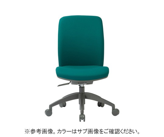 アイコ チェア ミドルバック肘なしタイプ ブルー 布張り OA-2125(FG3)BU 1個(ご注文単位1個)【直送品】