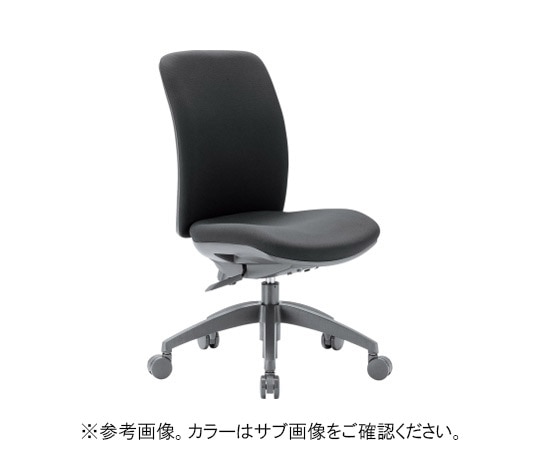 アイコ チェア ミドルバック肘なしタイプ グレー 布張り OA-2125(FG3)GR 1個(ご注文単位1個)【直送品】