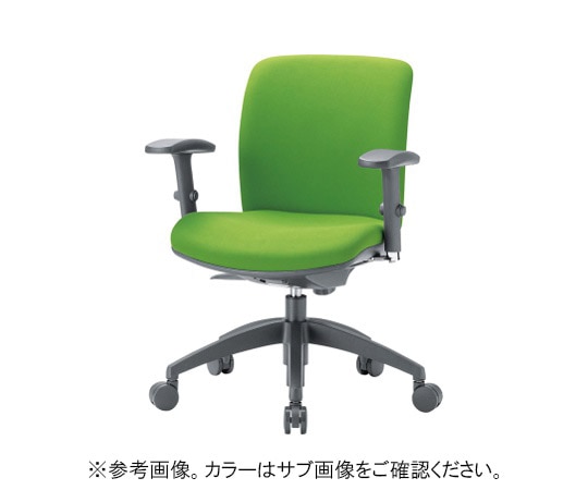 アイコ チェア ローバック可動肘タイプ ブラック 布張り OA-2115AJ(FG3)BK 1個(ご注文単位1個)【直送品】