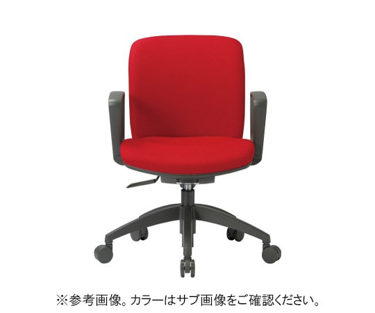 アイコ チェア ローバックサークル肘タイプ グレー 布張り OA-2115BJ(FG3)GR 1個(ご注文単位1個)【直送品】