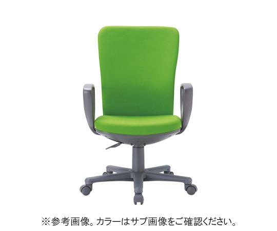 アイコ チェア ミドルバックサークル肘タイプ ライトグレー ビニールレザー OA-1255CJ(VG1)LGR 1個(ご注文単位1個)【直送品】