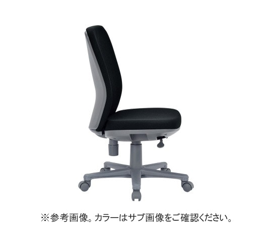 アイコ チェア ミドルバック肘なしタイプ ブラック 布張り OA-1205(FG3)BK 1個(ご注文単位1個)【直送品】