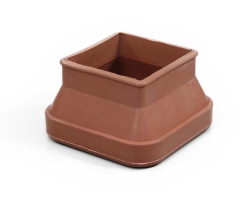 光 フリーサイズゴム脚キャップ(バラ) 角 40~50ミリ用 茶 F4-4501 1個(ご注文単位1個)【直送品】