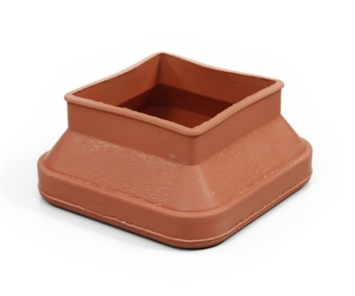 光 フリーサイズゴム脚キャップ(バラ) 角 50~65ミリ用 茶 F4-5651 1個(ご注文単位1個)【直送品】