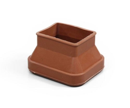 光 フリーサイズゴム脚キャップ(バラ) 長角 茶 30×40~40×52mm用 F43-5401 1個(ご注文単位1個)【直送品】