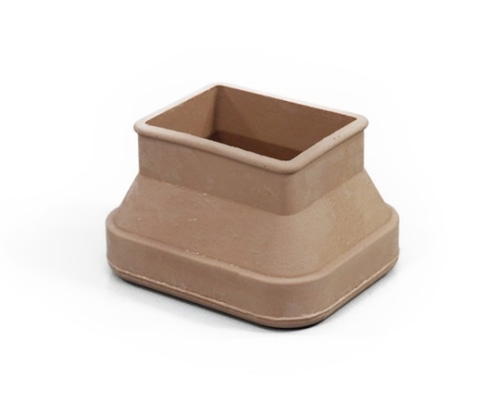 光 フリーサイズゴム脚キャップ(バラ) 長角 ベージュ 30×40~40×52mm用 F43-5402 1個(ご注文単位1個)【直送品】