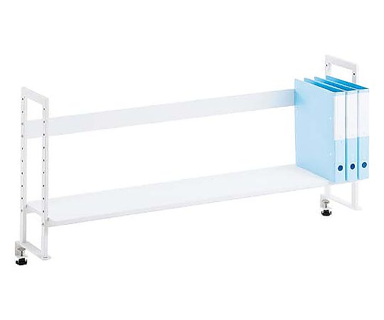 林製作所 デスク周りデスクラック1段W1200スノーホワイト 13-004MH-3 1台(ご注文単位1台)【直送品】