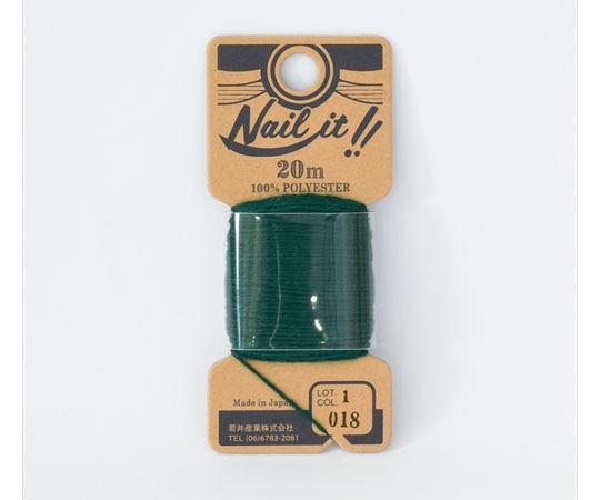 若井産業 ネイルイット用糸20M 018 Mグリーン NL01820 1個(ご注文単位1個)【直送品】