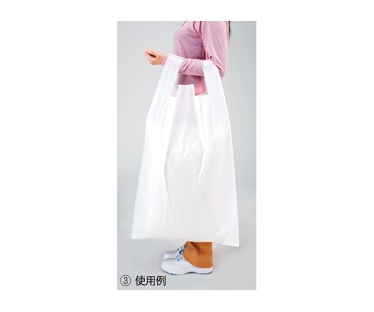 ストア・エキスプレス ジャンボバッグ 白無地 50×75(58)×横マチ20 入数500枚 61-317-3-5 1セット（ご注文単位1セット）【直送品】