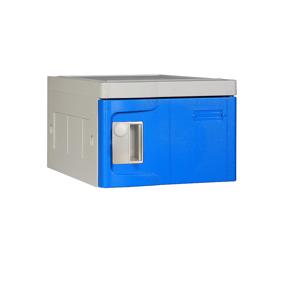 MTセキュリティジャパン T-280E樹脂製ロッカー(組立式) 青 MT-TPLA280E(BL) 1個(ご注文単位1個)【直送品】