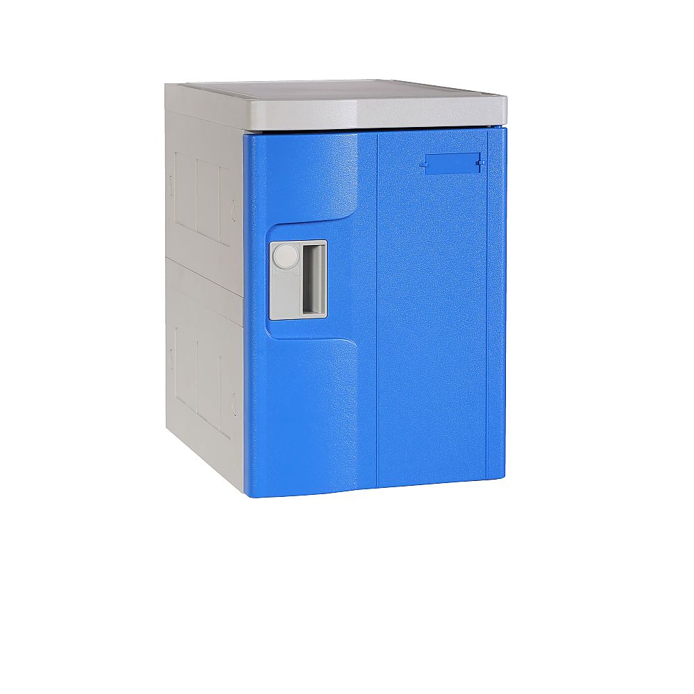 MTセキュリティジャパン T-280S樹脂製ロッカー(組立式) 青 MT-TPLA280S(BL) 1個(ご注文単位1個)【直送品】