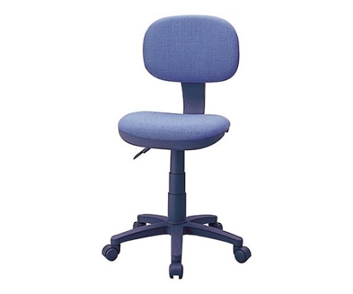 ナカバヤシ OAチェア 肘なし ブルー CGN-101B 1個(ご注文単位1個)【直送品】