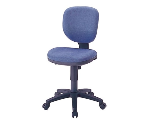 ナカバヤシ OAチェア 肘無ロッキング付 ブルー CGN-201B 1個(ご注文単位1個)【直送品】