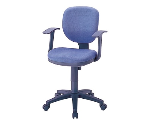 ナカバヤシ OAチェア 肘有ロッキング付 ブルー CGN-202B 1個(ご注文単位1個)【直送品】