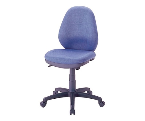 ナカバヤシ OAチェア 肘無ロッキング付ハイバッグ ブルー CGN-301B 1個(ご注文単位1個)【直送品】