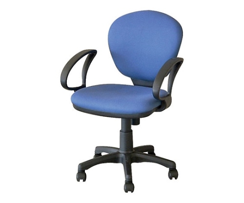 ナカバヤシ OAロッキングチェア 肘付き ブルー CRS-102B/A 1個(ご注文単位1個)【直送品】