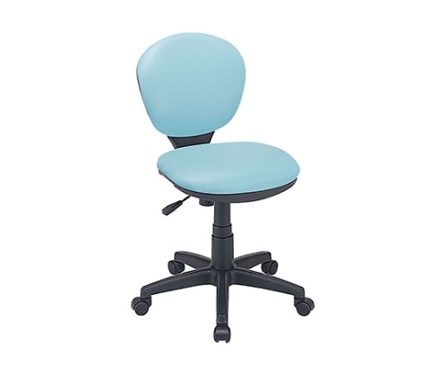 ナカバヤシ OAチェア 抗菌レザー ブルー RZC-273BL 1個(ご注文単位1個)【直送品】