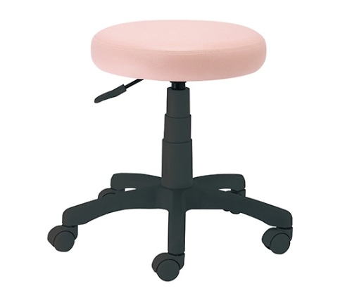 ナカバヤシ ラウンドOAチェア ピンク RZR-112P 1個(ご注文単位1個)【直送品】