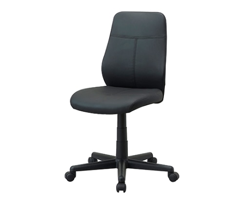 ナカバヤシ スリムOAレザーチェア ブラック SLC-001D 1個(ご注文単位1個)【直送品】