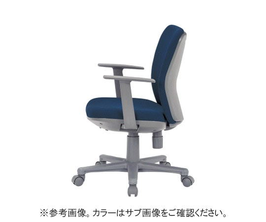 アイコ チェア ローバックT型肘タイプ ライトグレー ビニールレザー OA-1155TJ(VG1)LGR 1個(ご注文単位1個)【直送品】