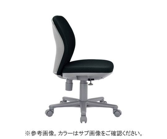 アイコ チェア セミローバック肘なしタイプ ブラック 布張り OA-1005(FG3)BK 1個(ご注文単位1個)【直送品】