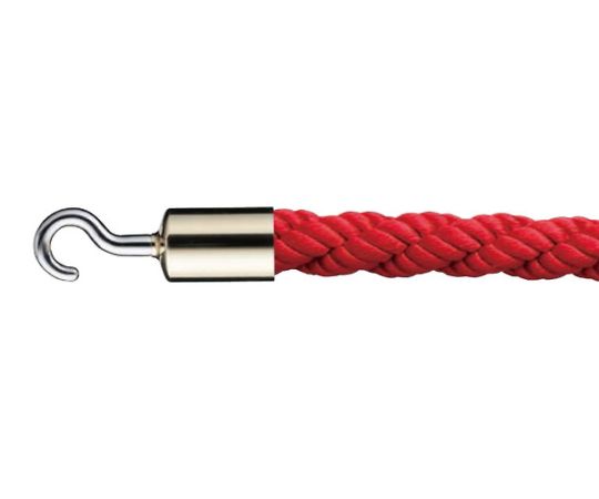 シロクマ パーティションロープ径25×1200ミリ金・レッド FPR25C 1個(ご注文単位1個)【直送品】