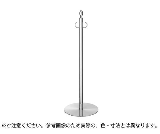 シロクマ フロアパーティションポールクローム/ヘアーライン FPP0101 1個(ご注文単位1個)【直送品】